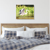 Great Blue Heron Leinwanddruck (Insitu (Schlafzimmer))