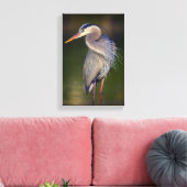 Great Blue Heron Leinwanddruck (Insitu (Wohnzimmer))