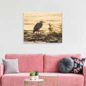 Great Blue Heron Leinwanddruck (Insitu (Wohnzimmer))