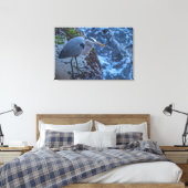 Great Blue Heron Leinwanddruck (Insitu (Schlafzimmer))