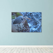Great Blue Heron Leinwanddruck (Insitu (Holzboden))