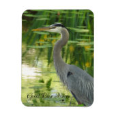 Great Blue Heron Magnet (Vertikal)