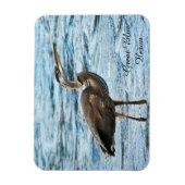 Great Blue Heron Magnet (Vertikal)