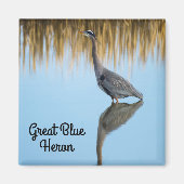 Great Blue Heron Magnet (Vorne)