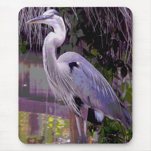 Great Blue Heron Mousepad (Vorne)