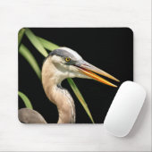 Great Blue Heron Mousepad (Mit Mouse)
