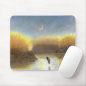 Great Blue Heron Mousepad (Mit Mouse)
