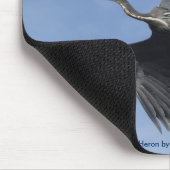 GREAT BLUE HERON Mousepad (Ecke)