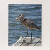 Great Blue Heron Nah Up Bird Lover Puzzle (Vertikal)