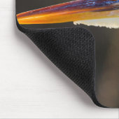 Great Blue Heron, nahes Portrait Mousepad (Ecke)