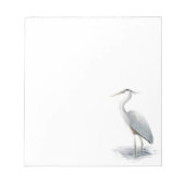 Great Blue Heron Notepad Notizblock (Vorderseite)