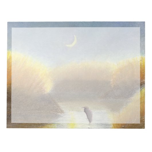 Great Blue Heron Notizblock (Vorderseite)