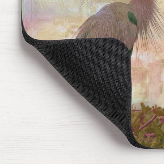 Great Blue Heron Pair Digital Art Mouse Pad Mousepad (Ecke)