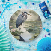 Great Blue Heron Pappteller (Party)