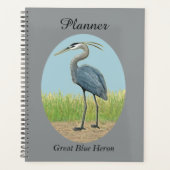 Great Blue Heron Planner Planer (Vorderseite)
