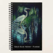 Great Blue Heron Planner Planer (Vorderseite)