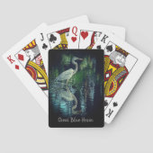 Great Blue Heron Playing Cards Spielkarten (Rückseite)