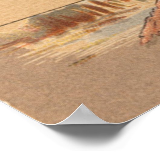 Great Blue Heron Poster (Ecke)