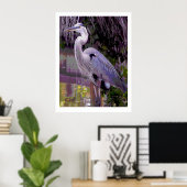 Great Blue Heron Poster (Heimbüro)