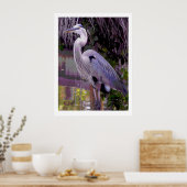 Great Blue Heron Poster (Küche)