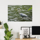 Great Blue Heron Poster (Heimbüro)