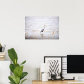 Great Blue Heron Poster (Heimbüro)