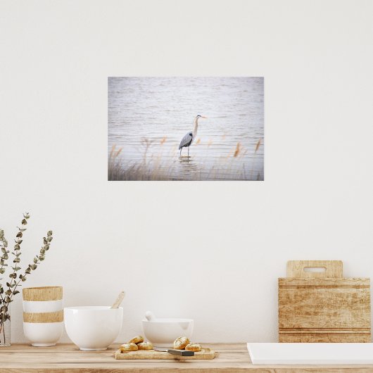Great Blue Heron Poster (Küche)