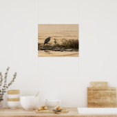 Great Blue Heron Poster (Küche)
