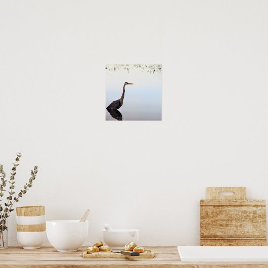 Great Blue Heron Poster (Küche)