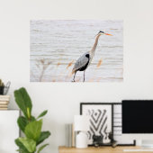 Great Blue Heron Poster (Heimbüro)