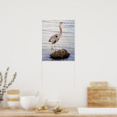 Great Blue Heron Poster (Küche)