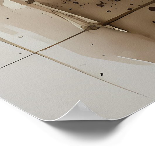 Great Blue Heron Poster (Ecke)