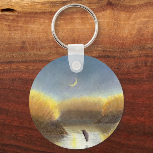 Great Blue Heron Schlüsselanhänger (Vorderseite)