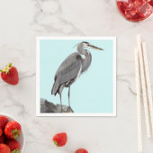 Great Blue Heron Serviette (Beispiel)