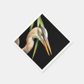 Great Blue Heron Serviette (Ecke)