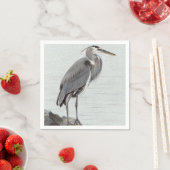 Great Blue Heron Serviette (Beispiel)