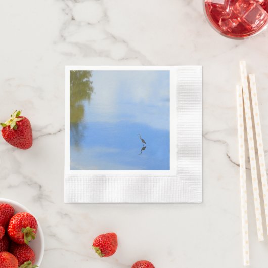 Great Blue Heron Serviette (Beispiel)