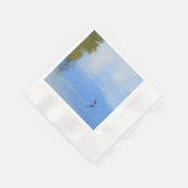 Great Blue Heron Serviette (Ecke)