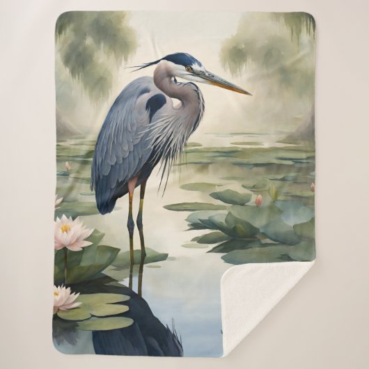 Great Blue Heron Sherpadecke (Vorderseite)
