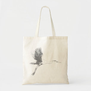 Great Blue Heron Sketch Bag Tragetasche