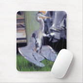 Great Blue Heron Sonnenbaden Mousepad (Mit Mouse)