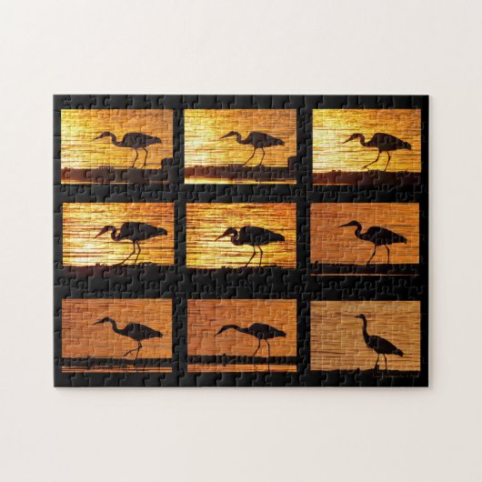 Great Blue Heron Spaziergang - Puzzle (Horizontal)