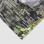 Great Blue Heron Stretched Canvas Print Seidenpapier (Ausschnitt)