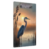 Great Blue Heron Sunrise Klemmbrett (Rechts)