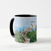 Great Blue Heron Tasse (Vorderseite Links)