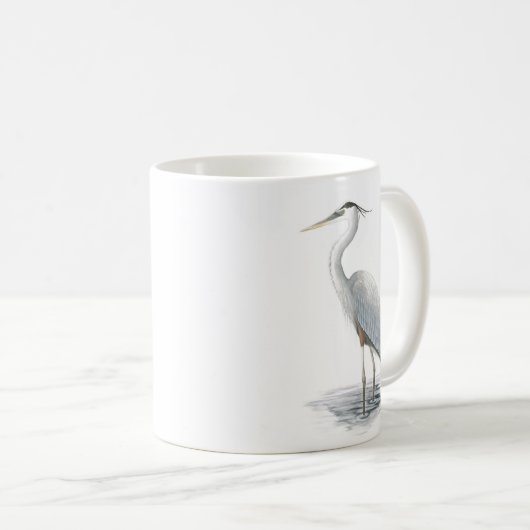 Great Blue Heron Tasse (VorderseiteRechts)