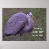 Great Blue Heron Territory Poster (Vorne)