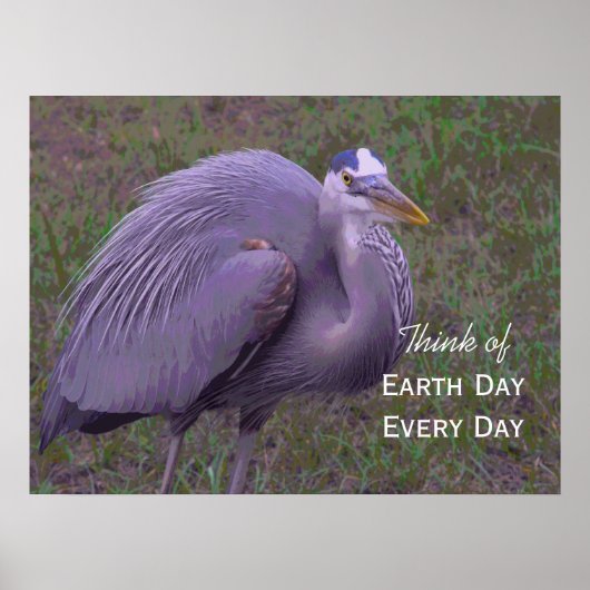 Great Blue Heron Territory Poster (Vorne)