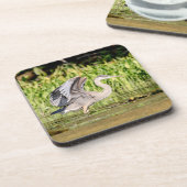 Great Blue Heron Untersetzer (Linke Seite)