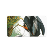 Great Blue Heron von John James Audubon Adressaufkleber (Vorne)